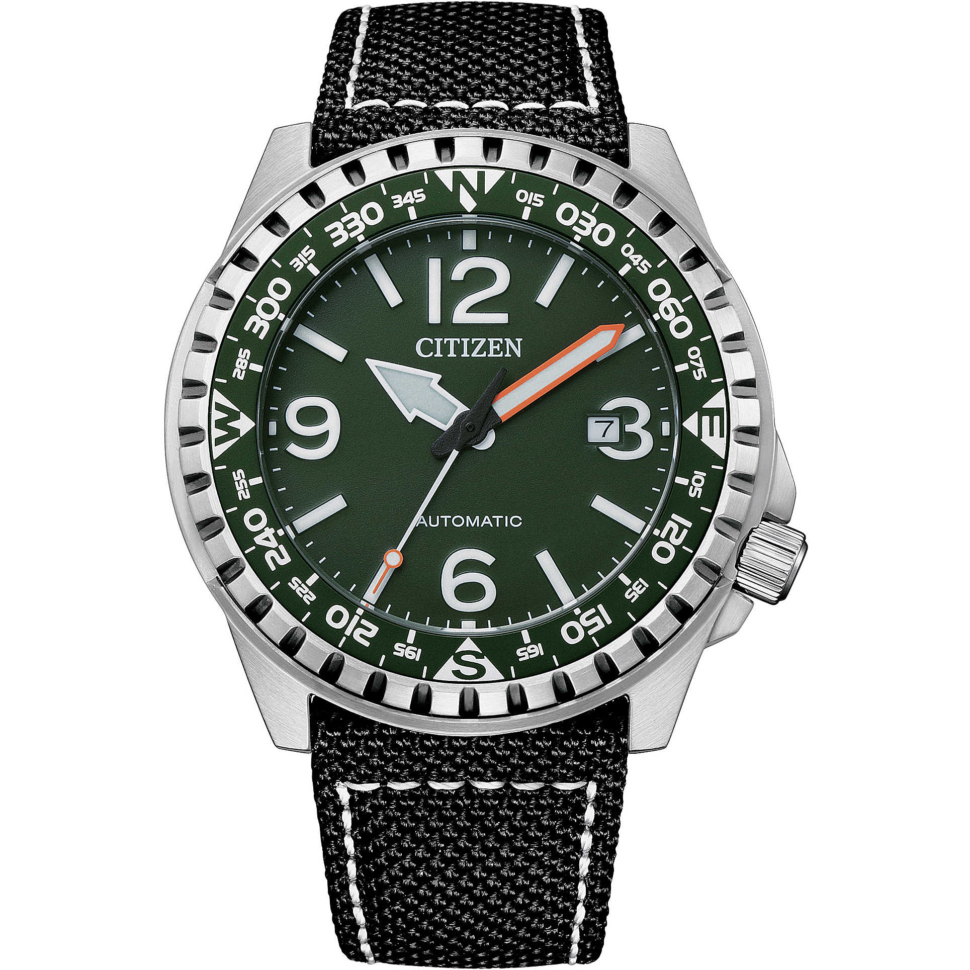 Orologio Citizen uomo solo tempo Military Automatico NJ2198-16X Musci