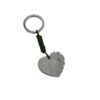 portachiavi cuore colorato verde scuro