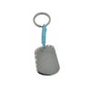 portachiavi targhetta colorato azzurro