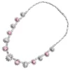 Collana donna Ottaviani zirconia bianchi e rosa 500780C