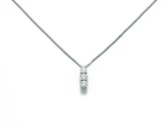 Pendente trilogy oro bianco e diamanti Miluna CLD4019-024G7