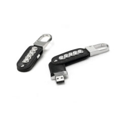 Portachiavi in pelle con penna usb 16gb Acca castellani