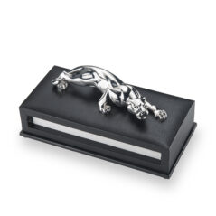 Scatola portapenne con pantera in argento Acca castellani