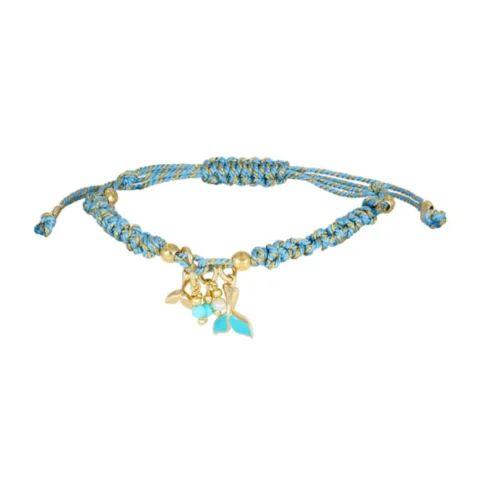 Bracciale argento charm coda pesce Nivy BARP0649GT