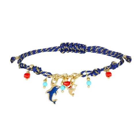 Bracciale argento charm delfino Nivy BARP0651GDB
