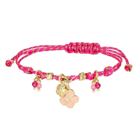 Bracciale argento charm fiore Nivy BARP0652GP