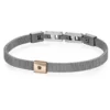 Bracciale uomo acciaio maglia milano Solar Goyate