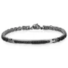 Bracciale tennis uomo acciaio Alaric Goyate