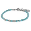 Bracciale uomo acciaio aulite turchese Elion Goyate