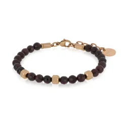 Bracciale uomo acciaio e onice Kairos Goyate