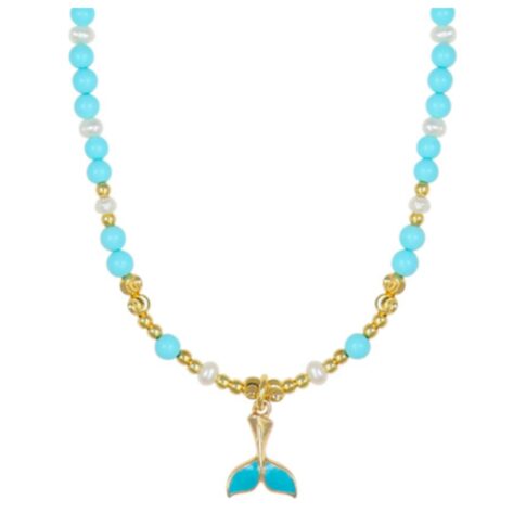 Collana argento charm coda pesce Nivy CARP1021GT