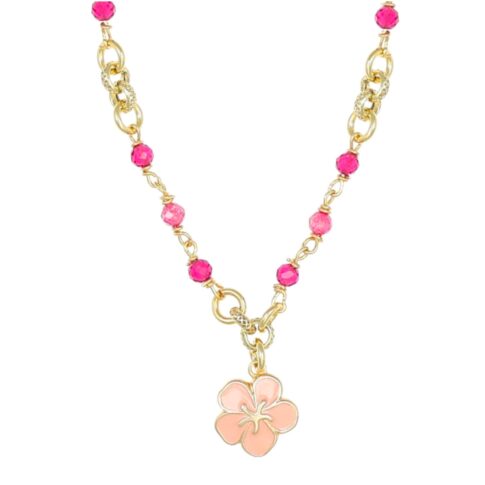 Collana argento charm fiore Nivy CARP1024GP