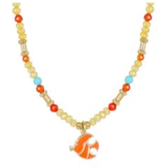 Collana argento charm pesce Nivy CARP1026GO