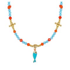 Collana argento charm pesce Nivy CARP1027GT