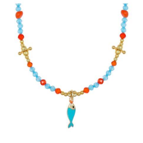 Collana argento charm pesce Nivy CARP1027GT