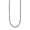 Collana uomo acciaio pietre dure Zephyr Goyate