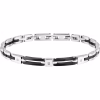 Bracciale Sector uomo CERAMIC con diamanti SAFR44
