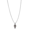 Collana con croce uomo acciaio Alistair Goyate
