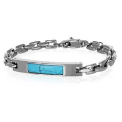 Bracciale uomo acciaio Rylos Goyate BACM0921ST