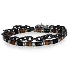 Bracciale uomo acciaio Zayin Goyate BACM0916SBR