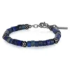 Bracciale_Uomo_Lapislazzuli_e_sfere_d_acciaio_-_Horran. BACM0915