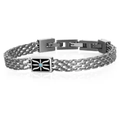 Bracciale uomo acciaio Kianor Goyate BACM0925SDB