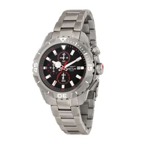 Orologio titanio crono uomo Sector LEGEND R3273735006
